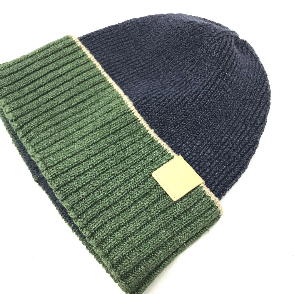 LOEWE ビーニー 帽子 ニット帽 ニットキャップ アナグラムロゴ ニット帽 ナイロン レディース - brandshop-reference