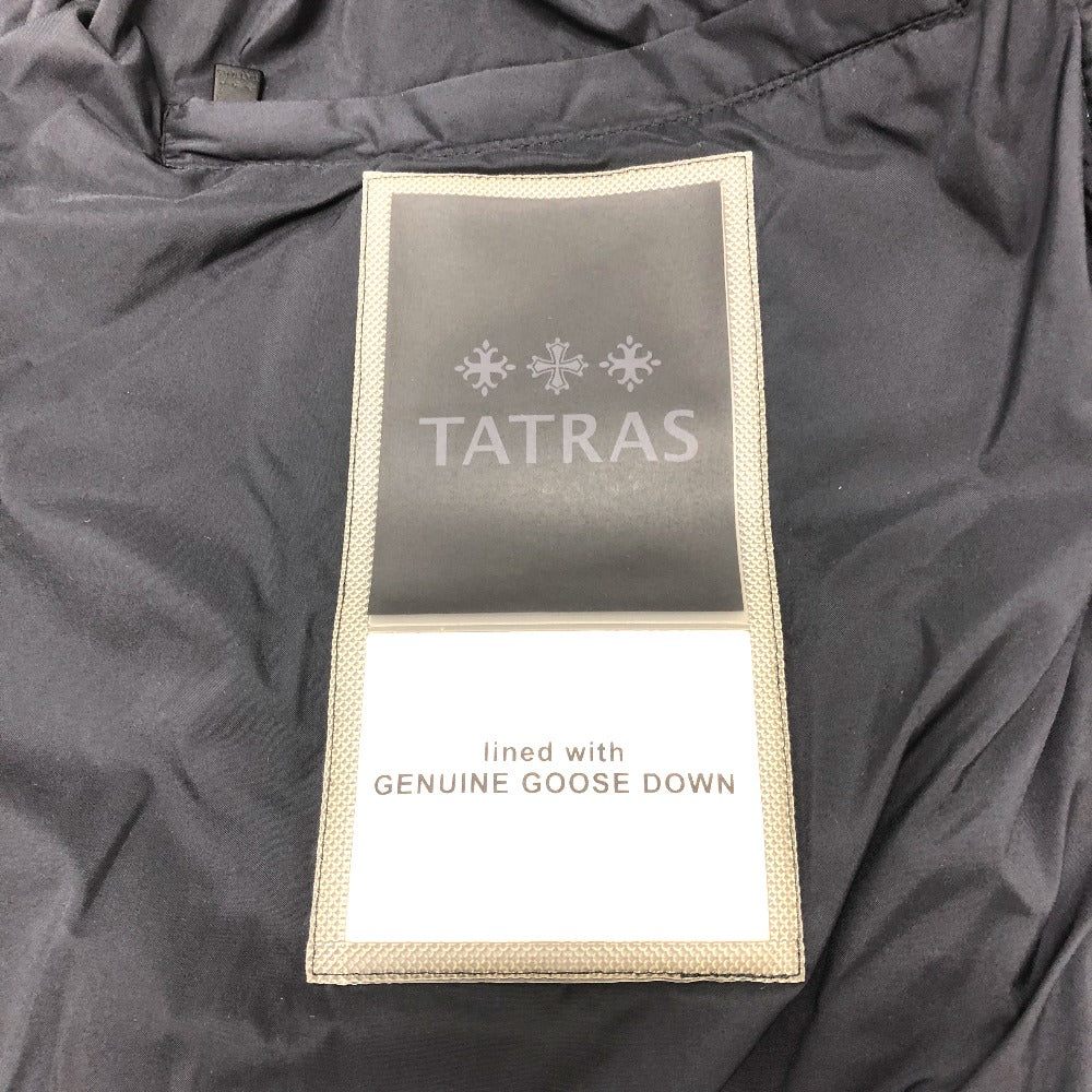 タトラス TATRAS  ジップアップ フード MTA19A4569 アウター ロゴ ダウンジャケット ナイロン ブラック
