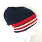 MONCLER ビーニー 帽子 ニット帽 ニットキャップ ロゴ ボーダー トリコロール BERRETTO TRICOT ニット帽 ウール レディース - brandshop-reference