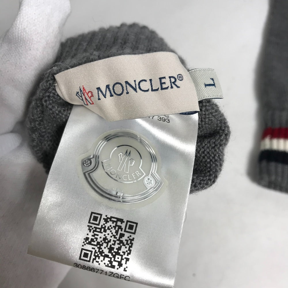 MONCLER ロゴ ワッペン グローブ 手袋 ウール ユニセックス - brandshop-reference