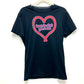 Lucien Pellat-Finet フロントハート Love is what you need トップス カットソー 半袖Ｔシャツ コットン レディース - brandshop-reference