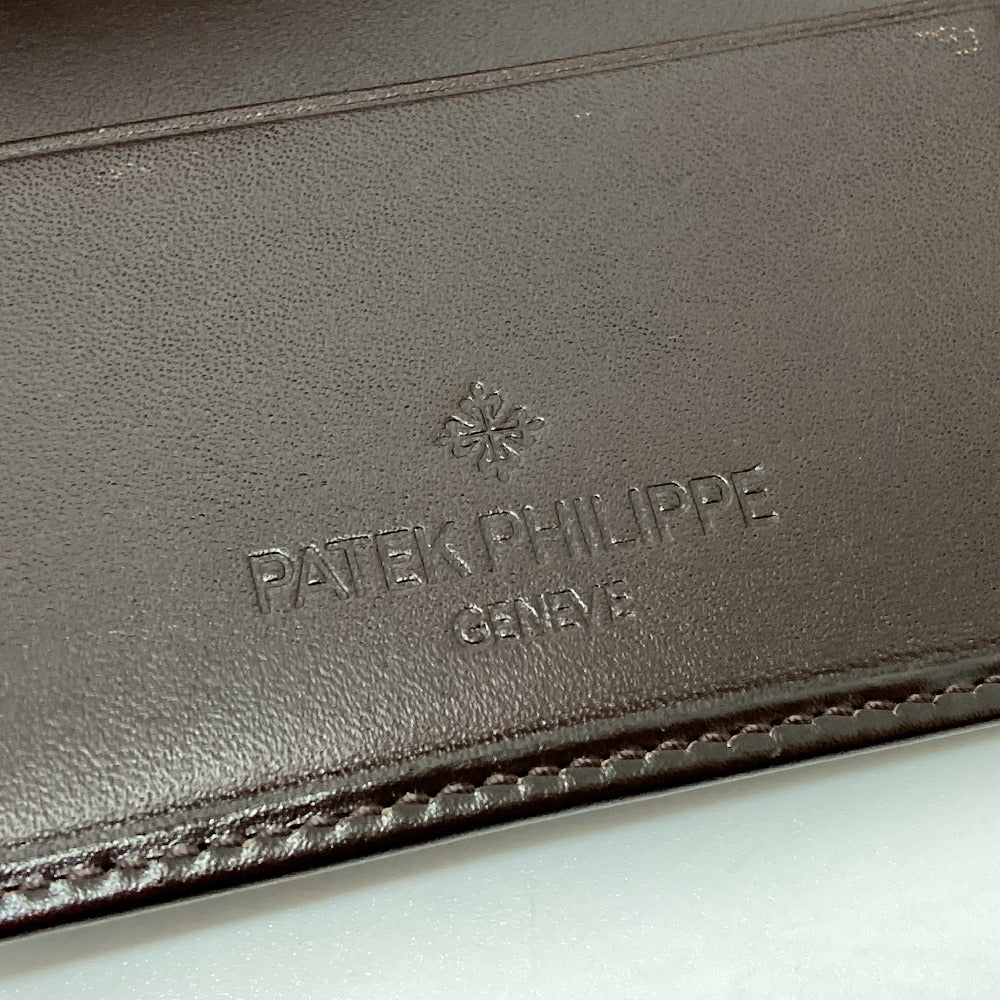 PATEK PHILIPPE ロゴ ノベルティ 非売品 2つ折り トラベルケース レザー メンズ - brandshop-reference