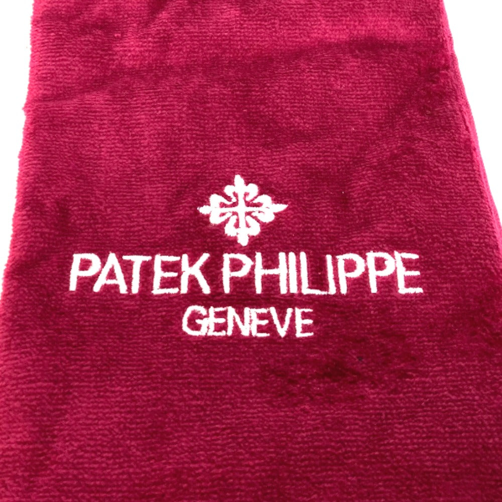 PATEK PHILIPPE ノベルティ 非売品 クリップ付き ロゴ刺繍 ゴルフタオル タオル コットン メンズ - brandshop-reference