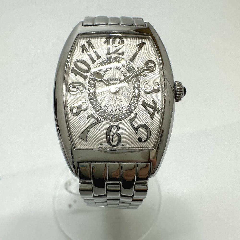 FRANCK MULLER 1752QZRELCD1RAC トノウカーベックス ダイヤモンド クォーツ 腕時計 SS レディース - brandshop-reference