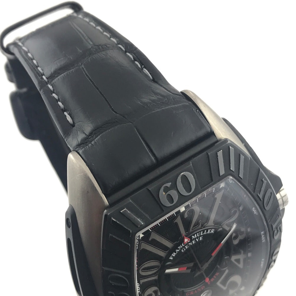 FRANCK MULLER 9900SCGP コンキスタドール グランプリ 自動巻き デイト 腕時計 チタン メンズ - brandshop-reference