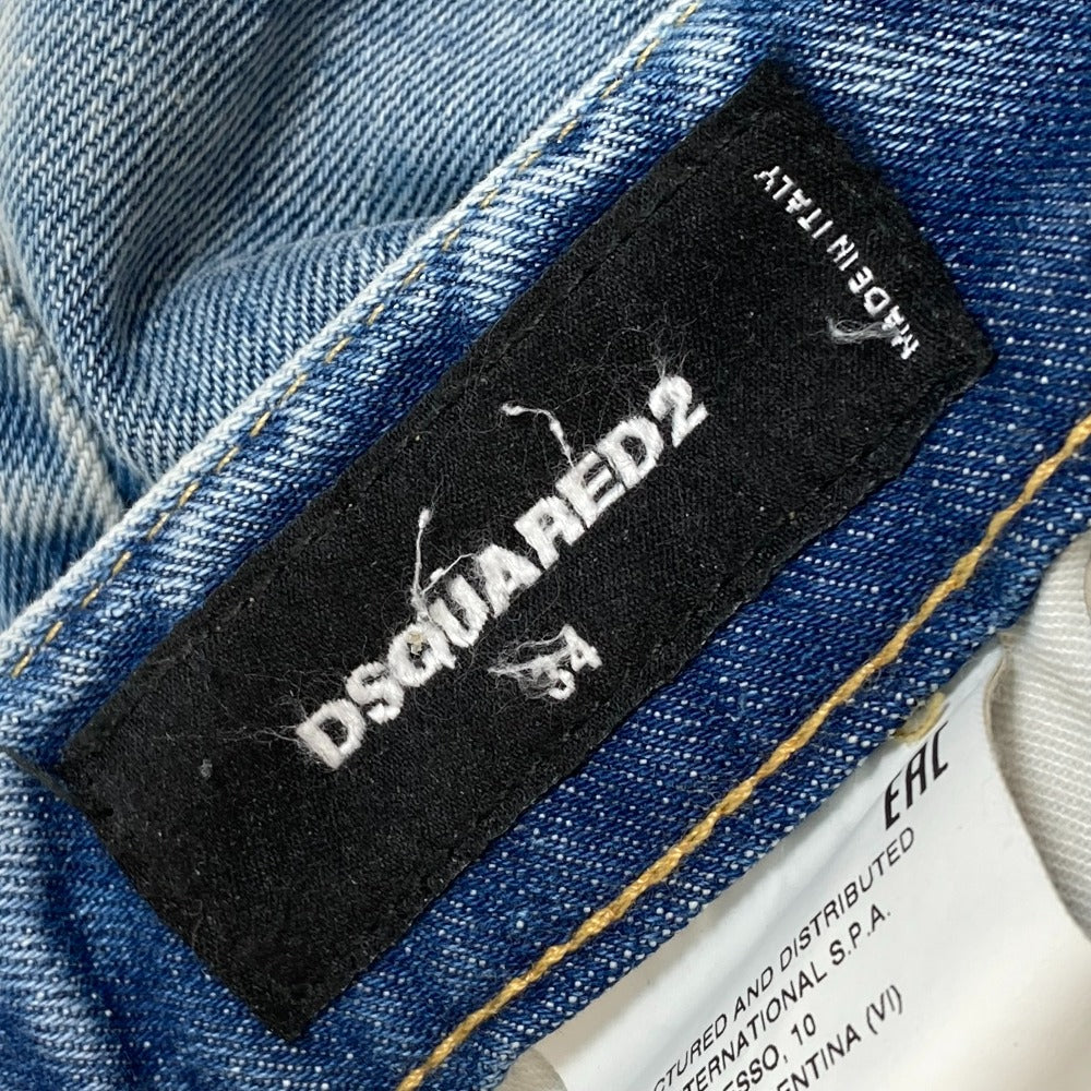 DSQUARED2 S75LB0611 アパレル CROPPED TWIGGY JEAN-ミディアムウエストツィッギージーン ジーンズ デニムパンツ デニム レディース - brandshop-reference