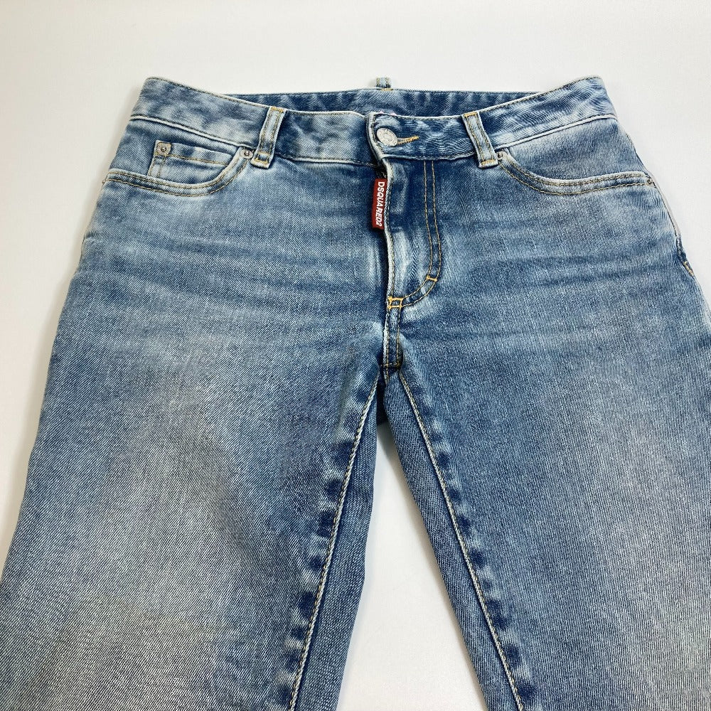 DSQUARED2 S75LB0611 アパレル CROPPED TWIGGY JEAN-ミディアムウエストツィッギージーン ジーンズ デニムパンツ デニム レディース - brandshop-reference