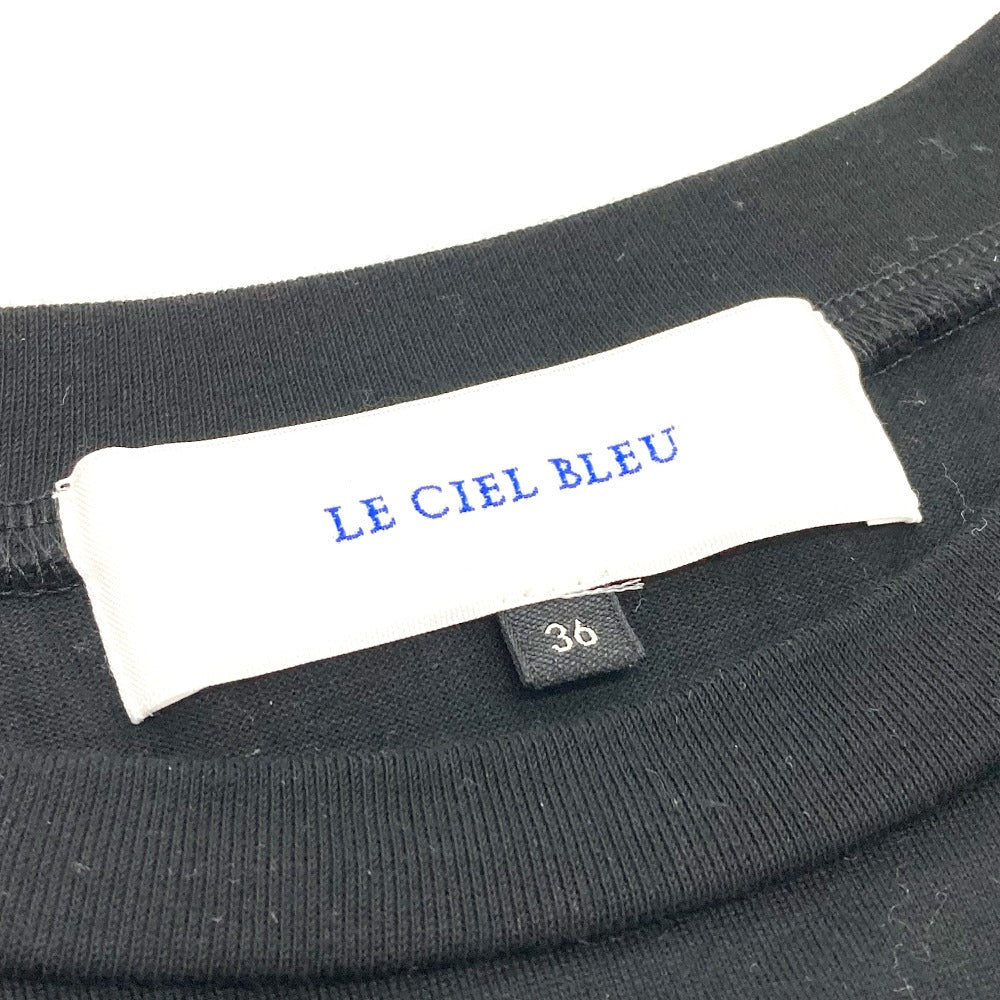 LE CIEL BLEU 無地 クルーネック アパレルトップス ロングＴシャツ コットン レディース - brandshop-reference