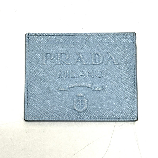 PRADA 1MC025 エンボスロゴ  パスケース 名刺入れ カードケース サフィアーノレザー レディース - brandshop-reference