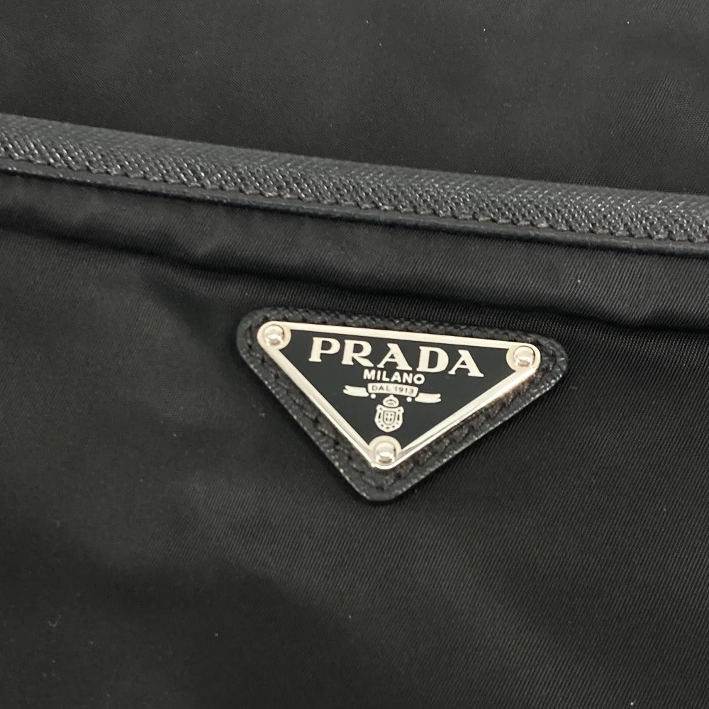 PRADA 2VH053 トライアングルロゴ 三角ロゴ プレート 斜め掛け ポシェット ショルダーバッグ ナイロン/レザー ユニセックス - brandshop-reference