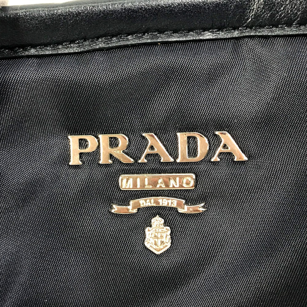 PRADA BN1841 ロゴ カバン トートバッグ ハンドバッグ ナイロン/レザー レディース - brandshop-reference