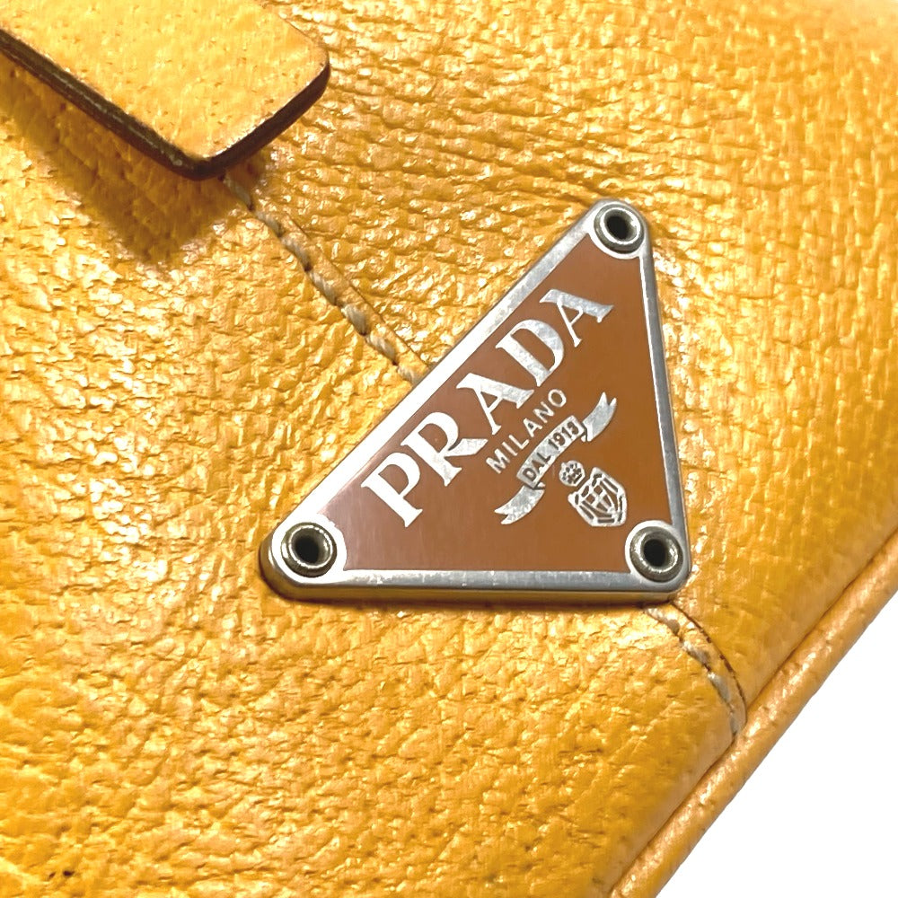 PRADA トライアングルロゴ 三角プレート アルマ型 ハンドバッグ レザー レディース | brandshop-reference