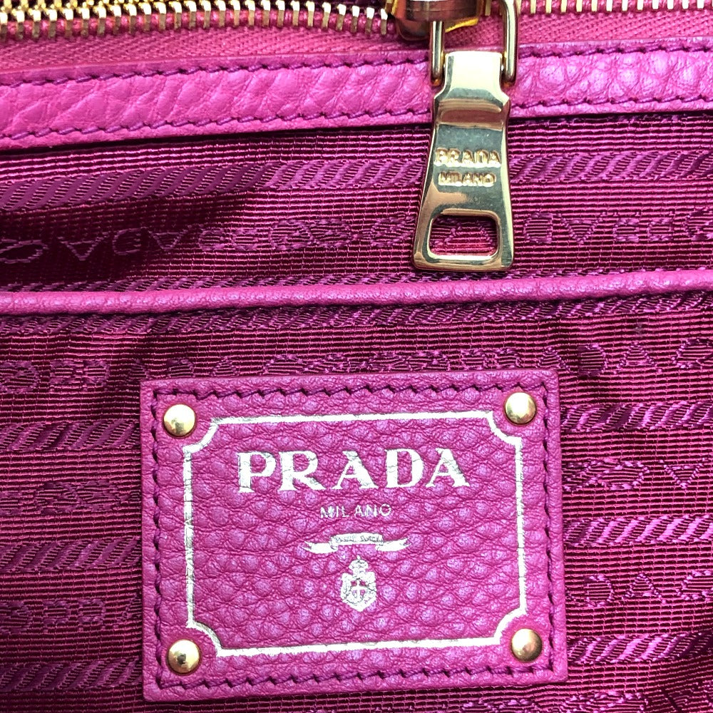 PRADA BN1713 ロゴ カバン 2WAY ハンドバッグ レザー レディース ...