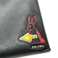 PRADA 2NG001 ロゴ ラビット カバン クラッチバッグ サフィアーノレザー メンズ - brandshop-reference