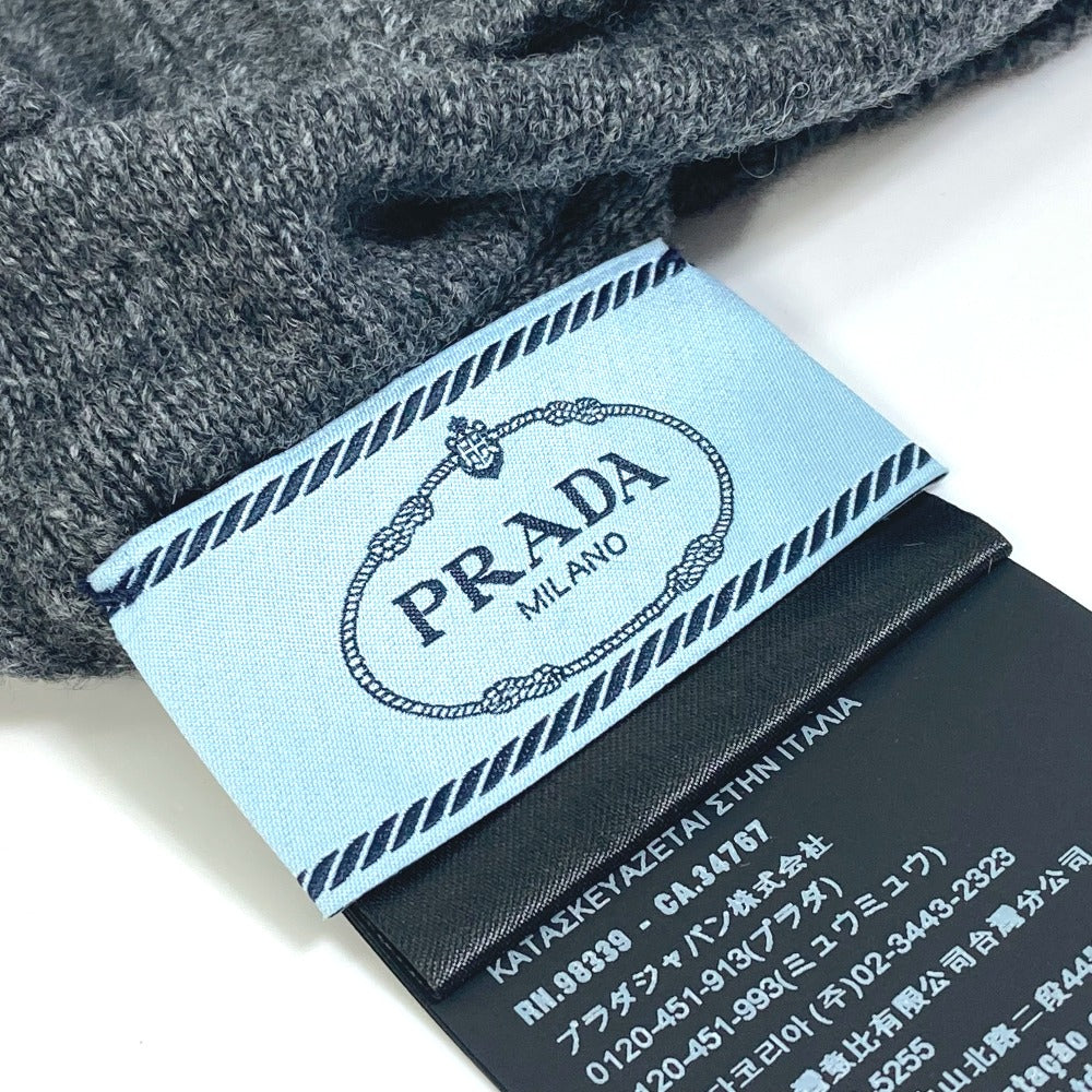 PRADA アパレル スパンコール 帽子 ニット帽 ウール レディース ...