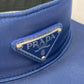 PRADA トライアングルロゴ 三角ロゴ プレート 帽子 バイザー キャップ サンバイザー ナイロン レディース - brandshop-reference