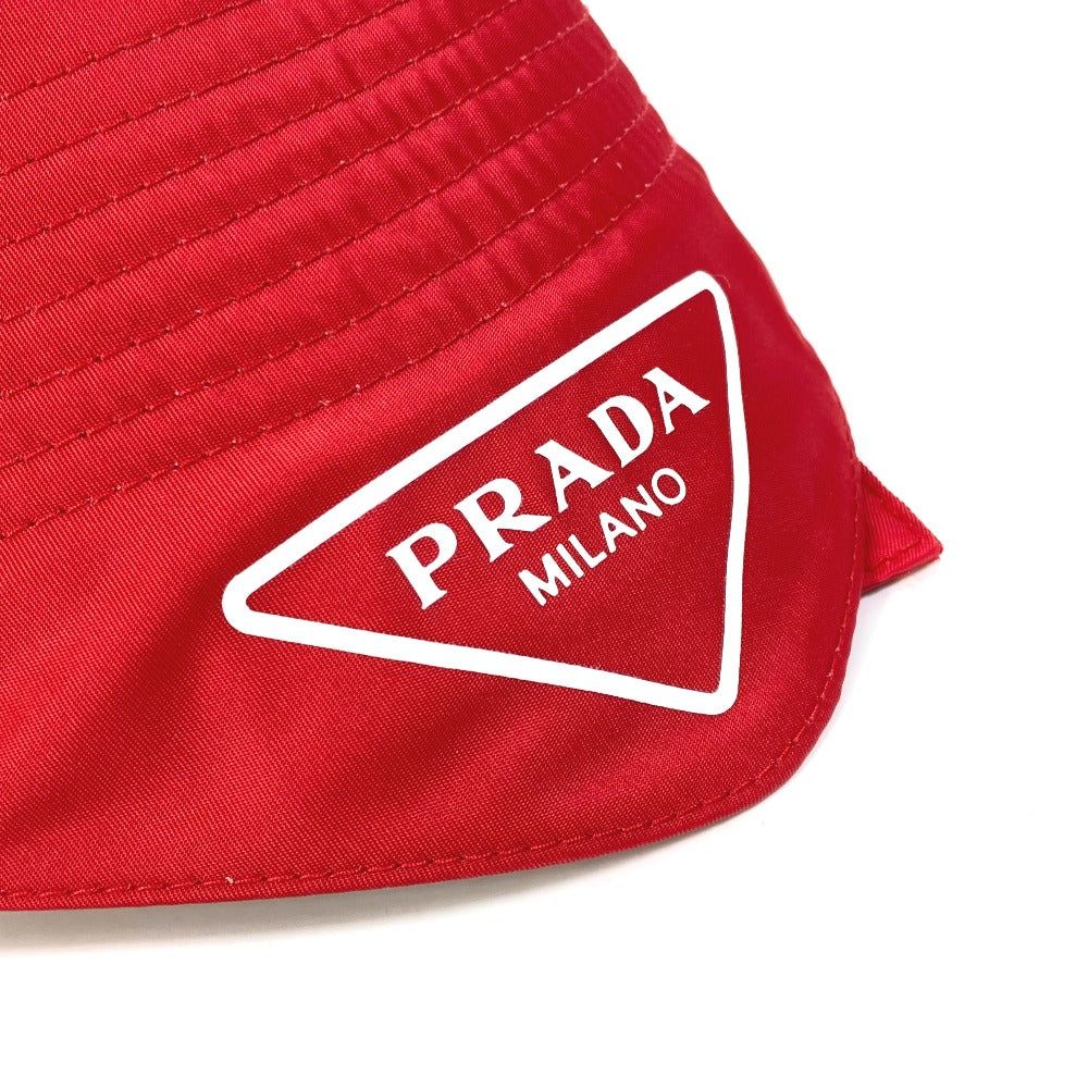 PRADA 2HC280 ひも付き トライアングルロゴフィッシャーマンハット ハット帽 帽子 バケットハット ボブハット ハット ナイロン レディース - brandshop-reference