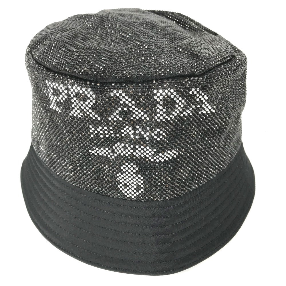 PRADA 1HC137 ロゴ スタッズ ハット帽 帽子 バケットハット ボブハット ハット ナイロン メンズ - brandshop-reference