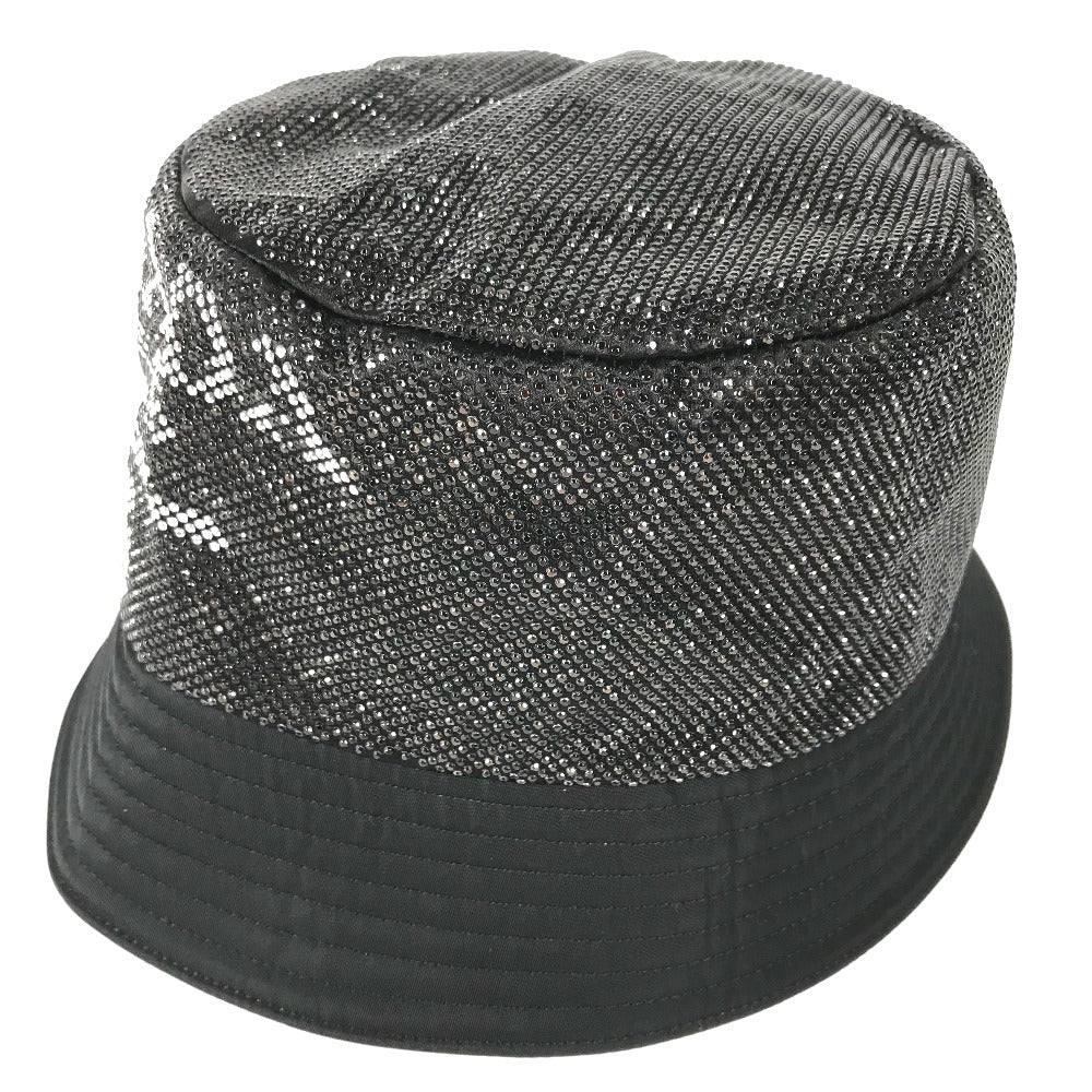 PRADA 1HC137 ロゴ スタッズ ハット帽 帽子 バケットハット ボブハット ハット ナイロン メンズ - brandshop-reference