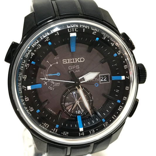 SEIKO 7X52-0AK0 アストロン GPS SBXA033 デイト ソーラー 腕時計 メンズ - brandshop-reference