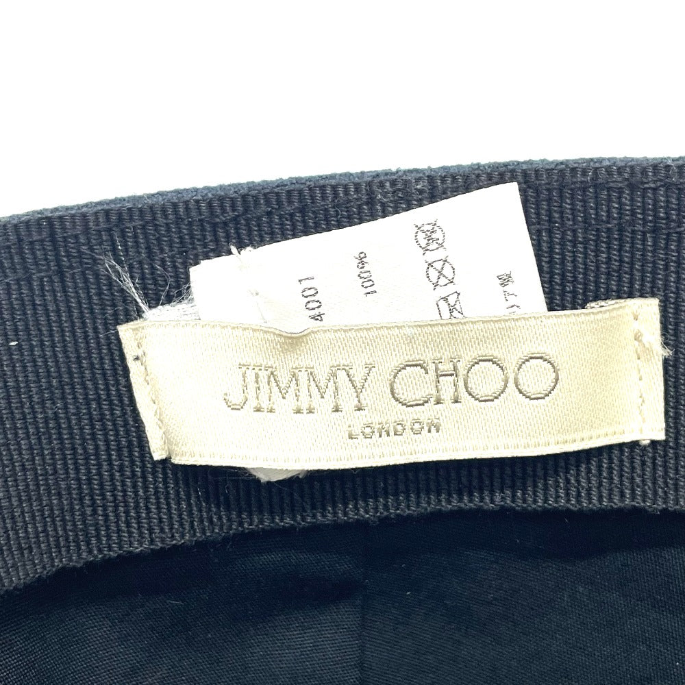 JIMMY CHOO JC ロゴ ベースボール 帽子 アパレル キャップ コットン ...