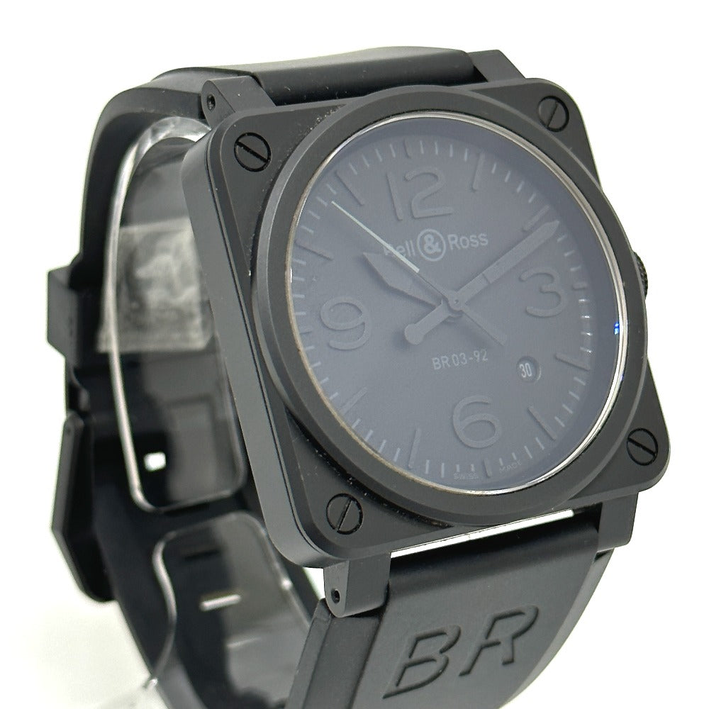 Bell＆Ross BR03-92 PHANTOM-R ファントム デイト 自動巻き 腕時計 SS メンズ - brandshop-reference