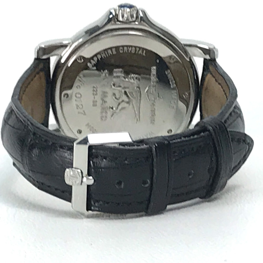 Ulysse Nardin 223-88 サンマルコGMT ビッグデイト 10Pダイヤ 自動巻き 腕時計 SS メンズ - brandshop-reference