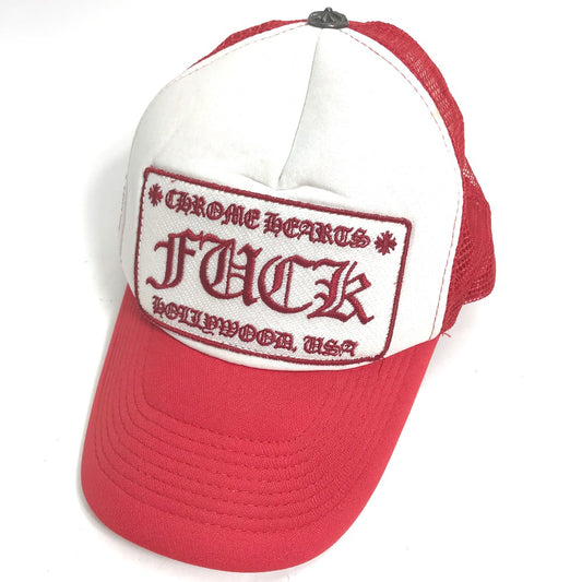 CHROME HEARTS F**K 帽子 キャップ帽 ベースボール メッシュ キャップ コットン メンズ - brandshop-reference
