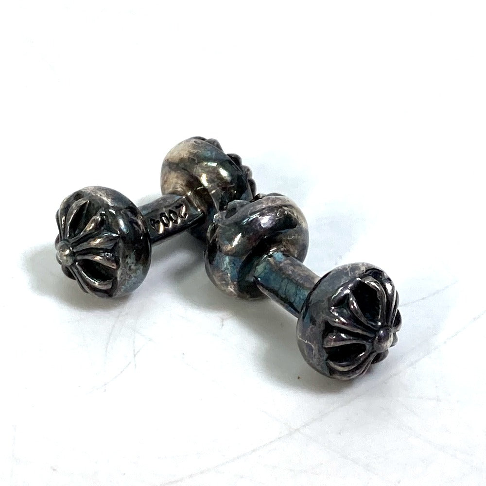 CHROME HEARTS アクセサリー CUFFS BARBELL カフスバーベル クロスボール2個セット ペア セット カフス SV925 メンズ  | brandshop-reference