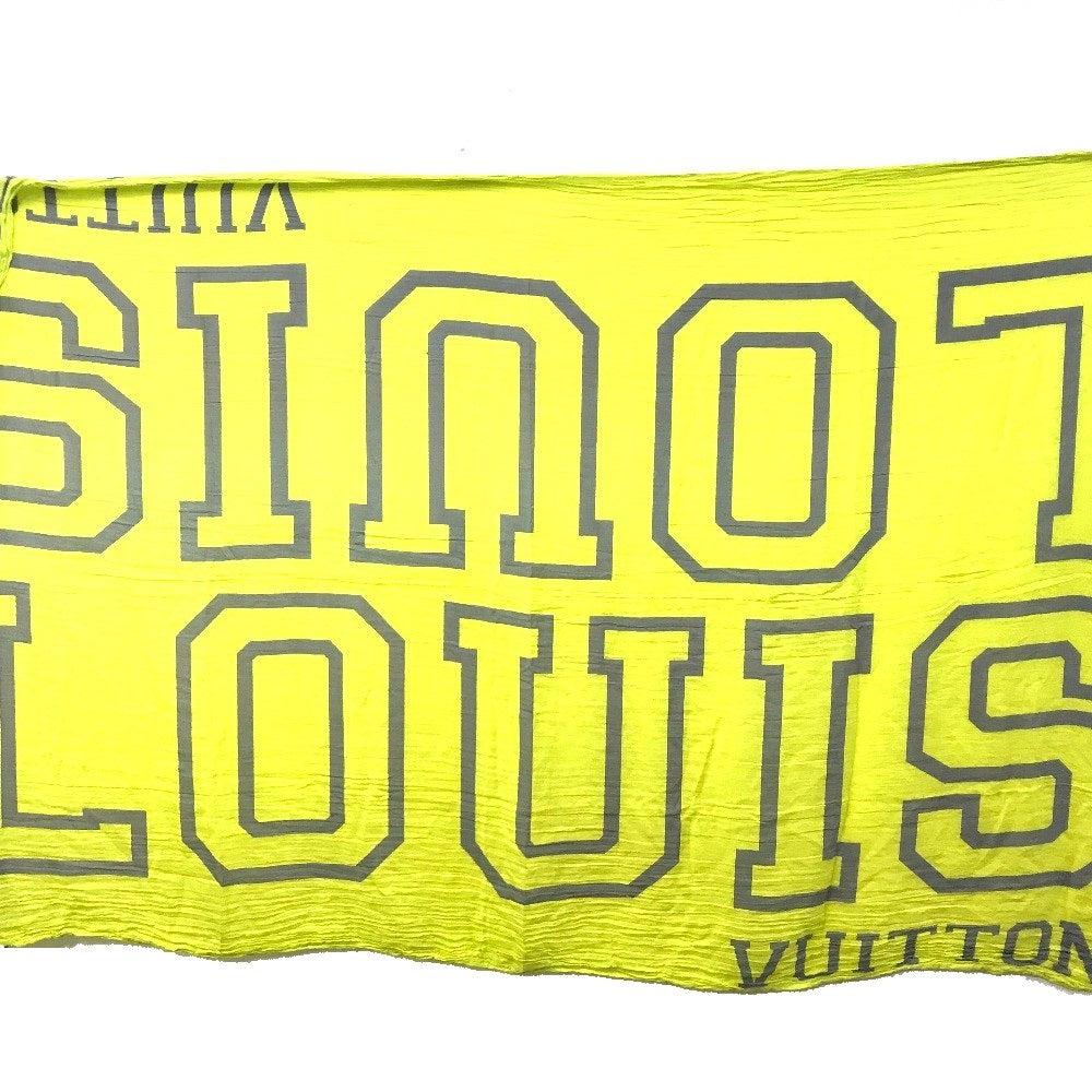 Louis Vuitton LOUIS VUITTON Etole Fluo MP2152 Neon Yellow Stole