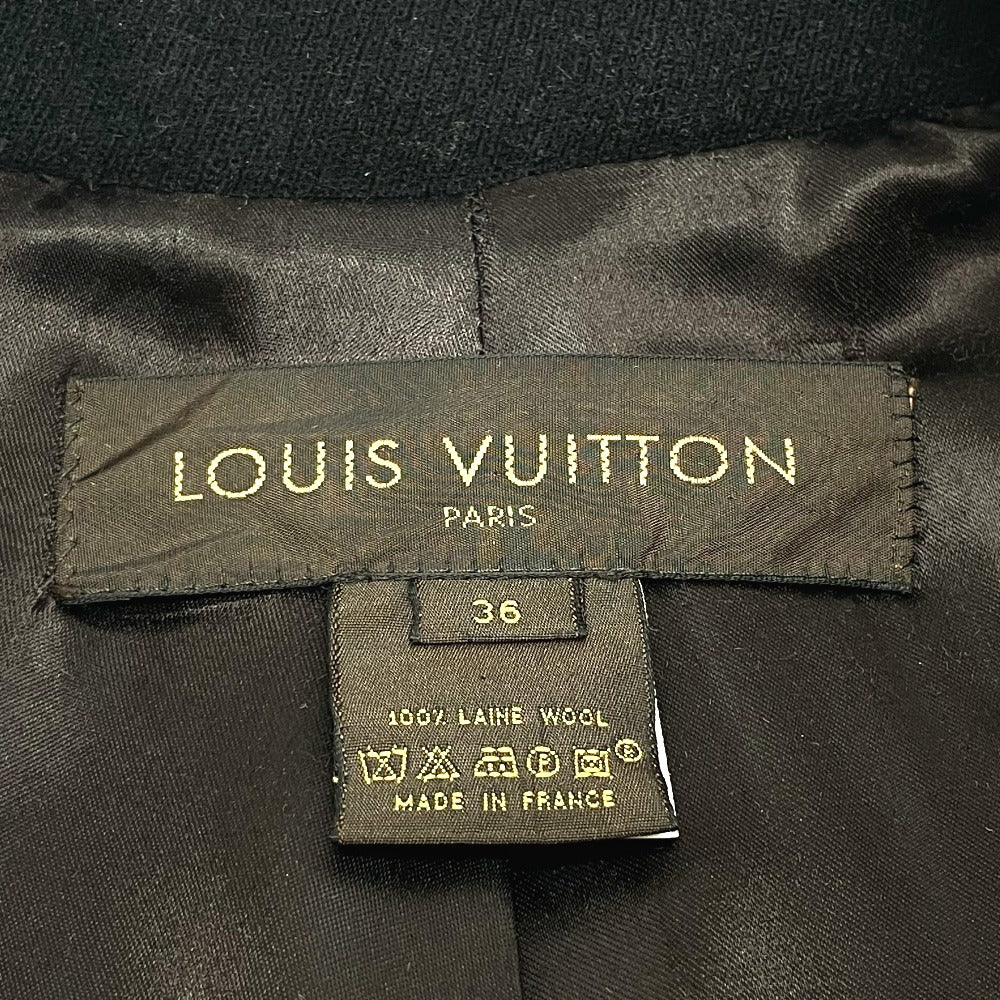 LOUIS VUITTON ファーボンボン付き ジップアップ レディースコート ロングコート ウール レディース - brandshop-reference