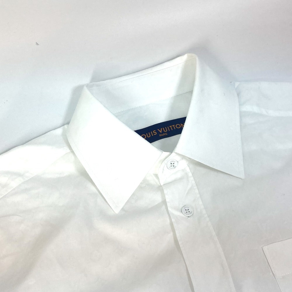 LOUIS VUITTON ワイシャツ Yシャツ モノグラム トップス ボタン アパレル RM212Q 長袖シャツ コットン メンズ - brandshop-reference