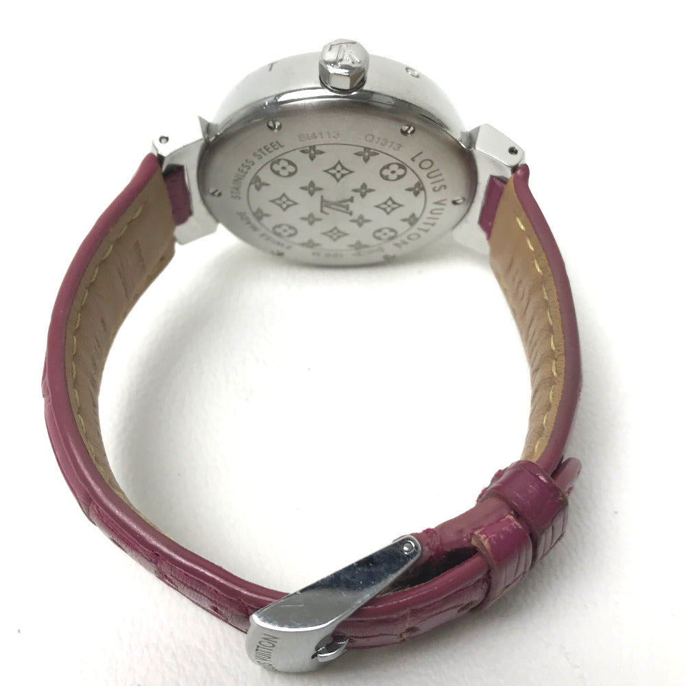 LOUIS VUITTON Q1313 タンブール ホログラム クォーツ 腕時計 SS レディース - brandshop-reference