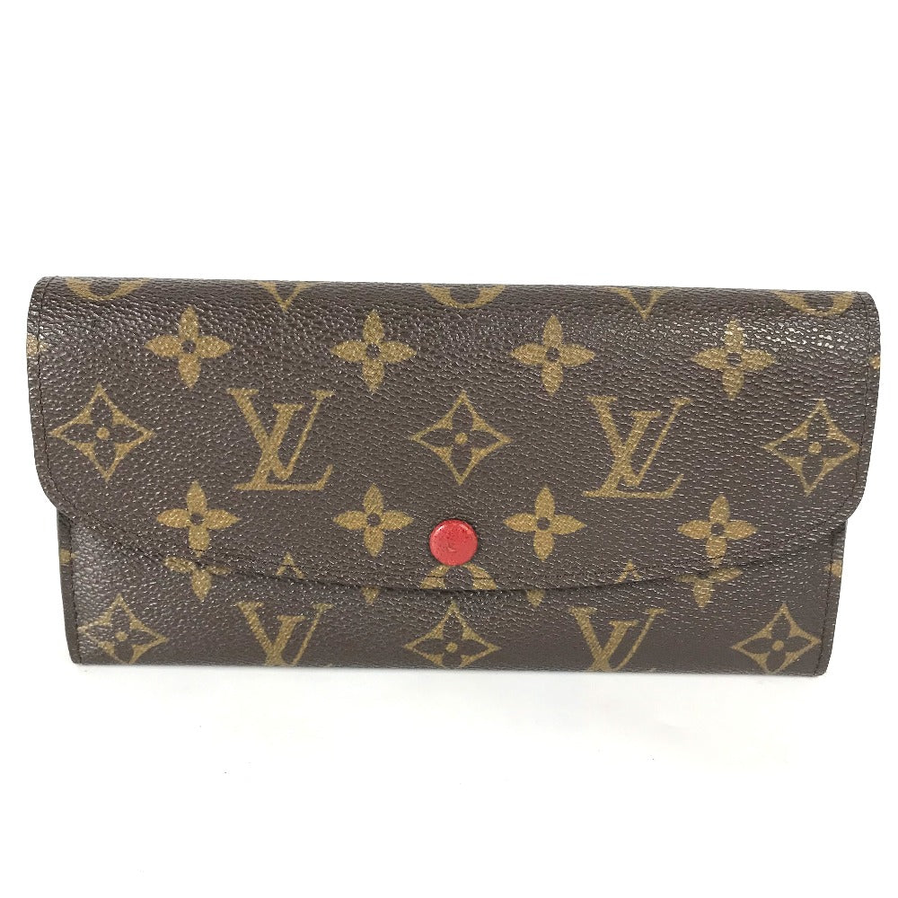 LOUIS VUITTON  M60136 モノグラム ポルトフォイユ・エミリー 2つ折り 長財布 モノグラムキャンバス レディース - brandshop-reference