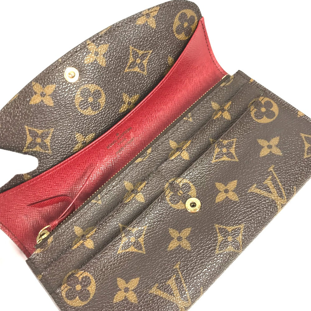 LOUIS VUITTON  M60136 モノグラム ポルトフォイユ・エミリー 2つ折り 長財布 モノグラムキャンバス レディース - brandshop-reference