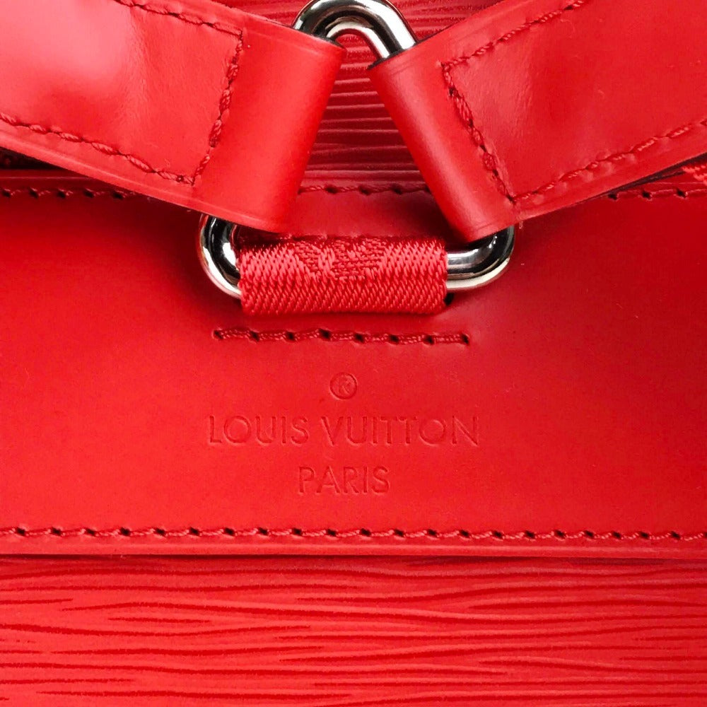 UNUSED LOUIS VUITTON x SUPREME M53414 Epi Christopher PM Backpack 17AW Red