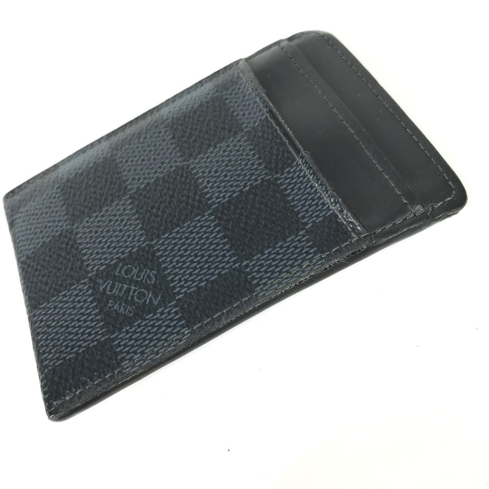 LOUIS VUITTON  N63217  ダミエコバルト ポルト カルト パンス マネークリップ付き 名刺入れ パスケース 財布 カードケース ダミエコバルトキャンバス メンズ - brandshop-reference