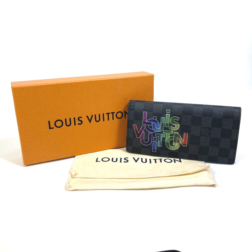 LOUIS VUITTON N60326 ダミエグラフィット ポルトフォイユ・ブラザ ウォレット レインボー 長財布 ダミエグラフィットキャンバス メンズ - brandshop-reference