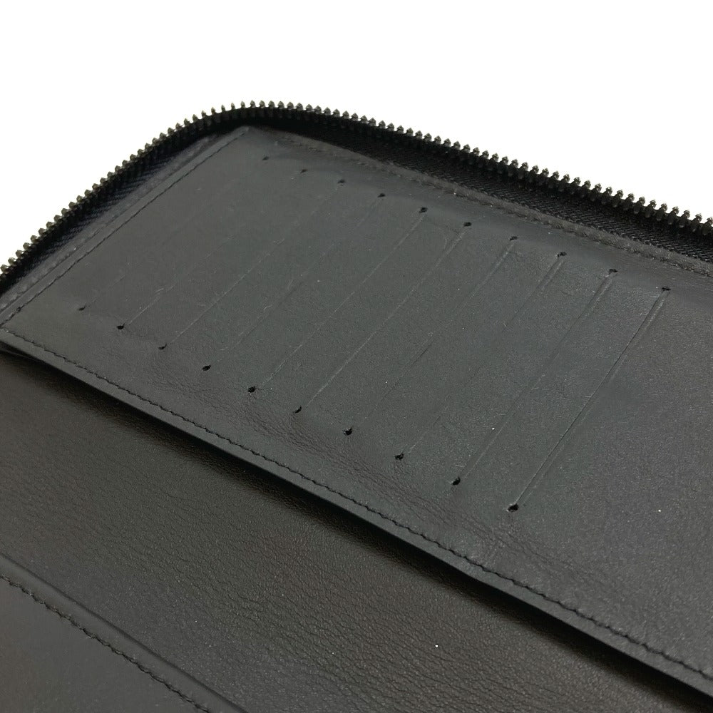 LOUIS VUITTON Zippy Wallet Vertical Monogram Shadow M62902 Leather Black  Noir