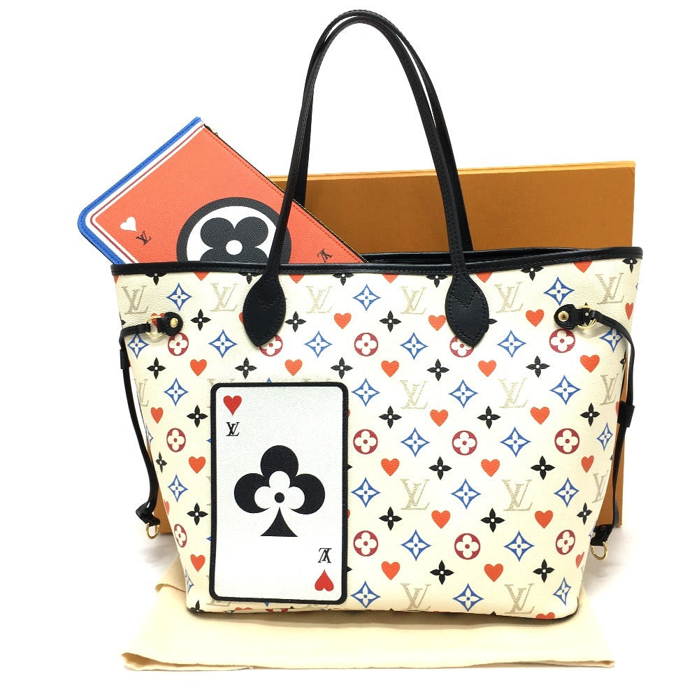 LOUIS VUITTON M57462 Game on Monogram Never Full MM Trump Tote Bag