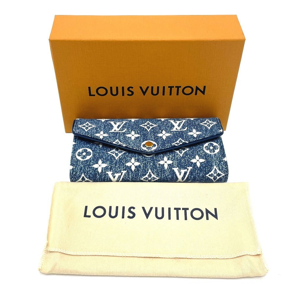 Louis Vuitton Jacquard Denim Sarah Wallet