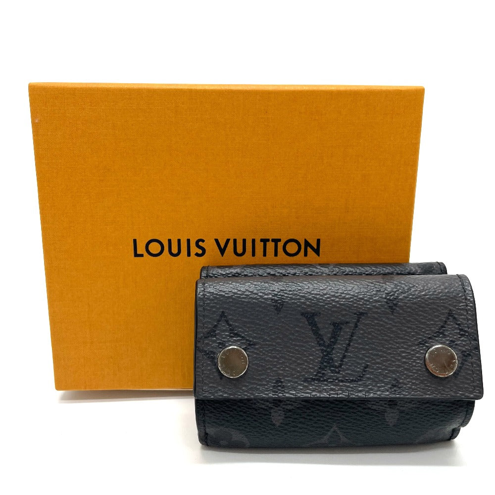 New Louis Vuitton Wallet Monogram Eclipse Black mens