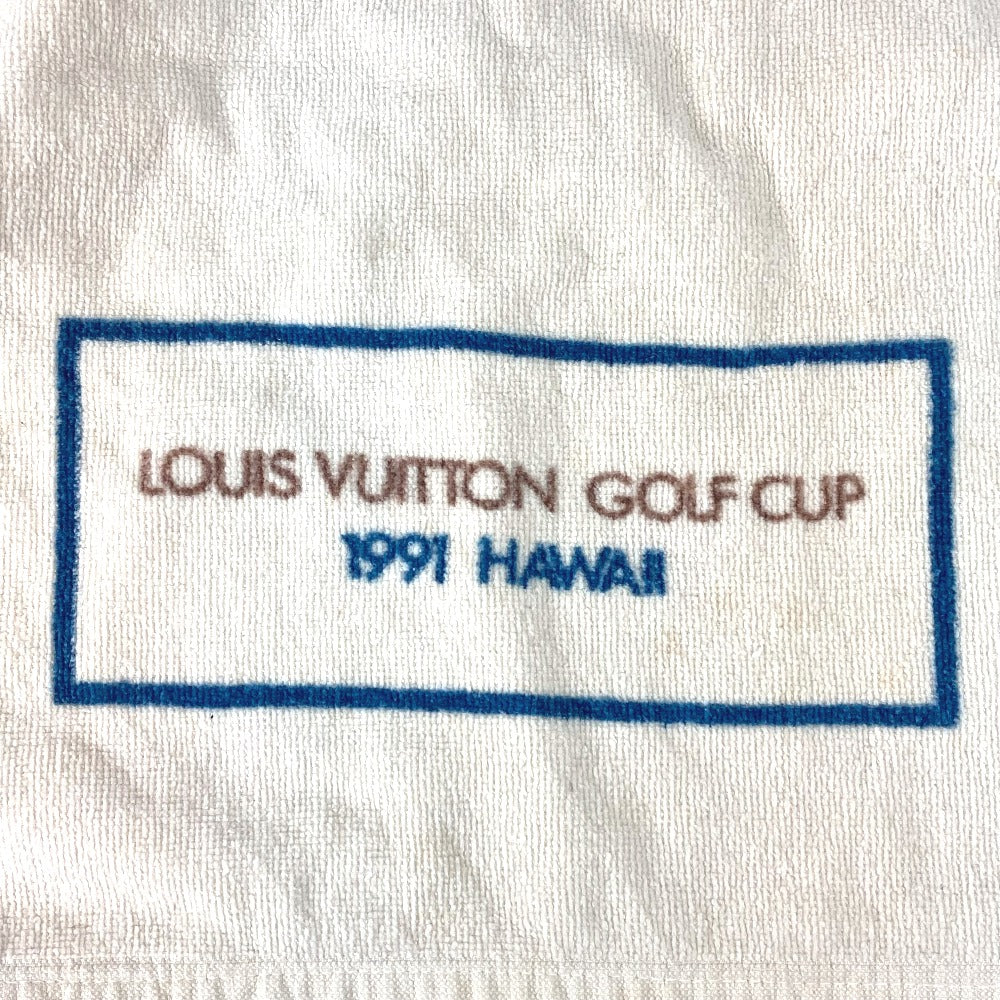 LOUIS VUITTON 1991年 ハワイ ノベルティ LVCUP ルイヴィトンカップ ゴルフ GOLF フェイスタオル インテリア タオル  コットン ユニセックス | brandshop-reference