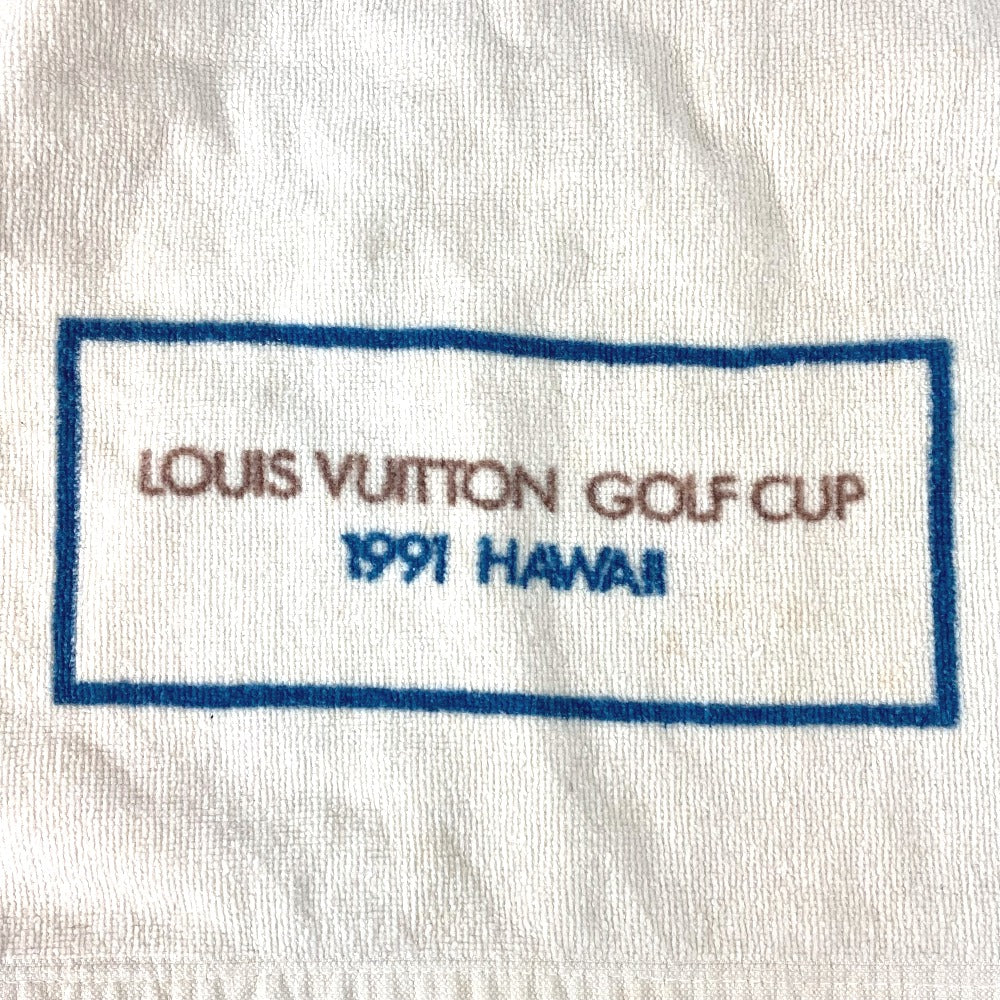 LOUIS VUITTON 1991年 ハワイ ノベルティ LVCUP ルイヴィトンカップ ゴルフ GOLF フェイスタオル インテリア タオル コットン ユニセックス - brandshop-reference
