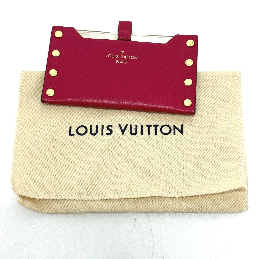 LOUIS VUITTON M61479 小物 エテュイミロワール ミラー 鏡 レザー ...