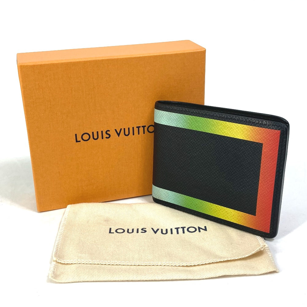 LOUIS VUITTON M30346 タイガ レインボー ポルトフォイユ スレンダー 札入れ 2つ折り財布 タイガレザー メンズ - brandshop-reference