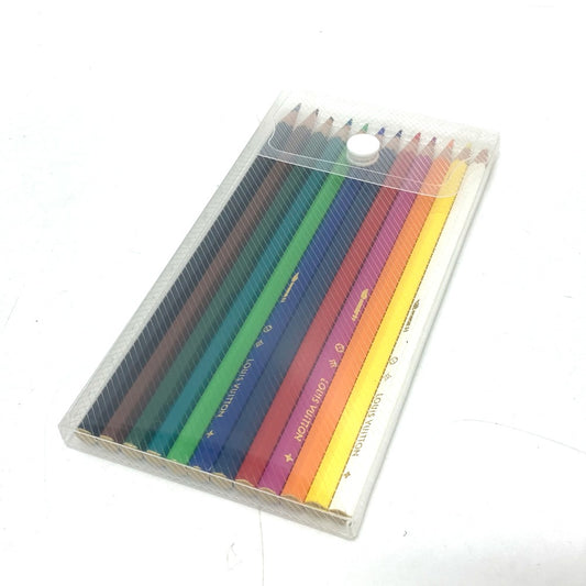 LOUIS VUITTON GI0674 ステーショナリー ペン 色鉛筆のみ 12色セット ケースなし 筆記具 鉛筆 ウッド レディース - brandshop-reference