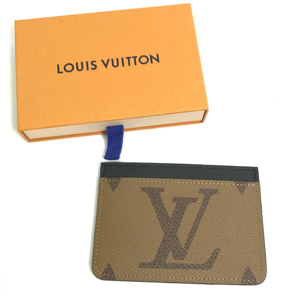 LOUIS VUITTON M81462 モノグラム リバース  ポルトカルト LVサイドアップ パスケース 名刺入れ カードケース モノグラムキャンバス レディース - brandshop-reference