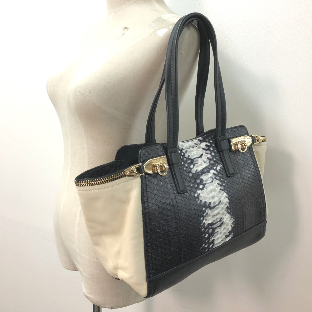 Salvatore ferragamo python outlet bag