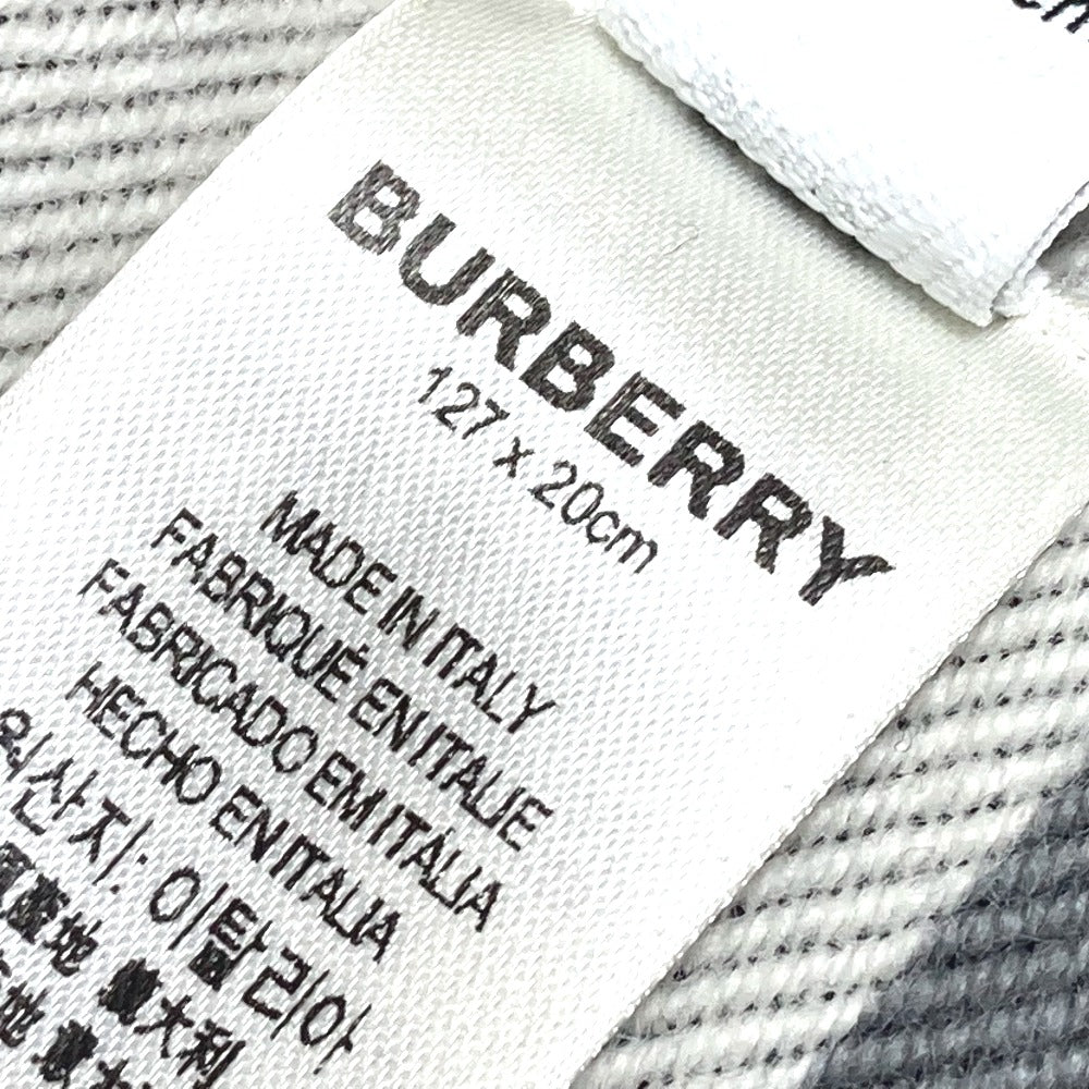 BURBERRY 8041244 ロゴ フリンジ マフラー ウール レディース - brandshop-reference